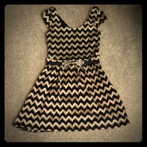 Size M Candies Dress Black and Gold
